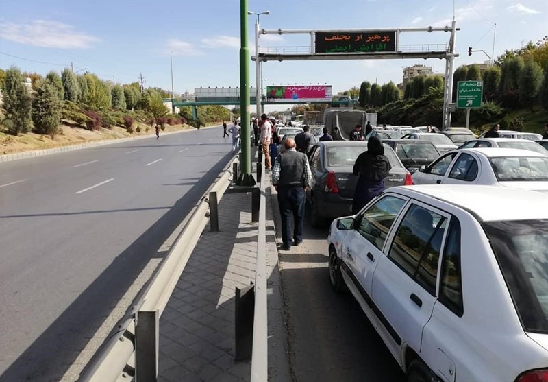 کرمانشاه| محور گیلانغرب به ایلام از سمت ناودار تا اطلاع ثانوی مسدود شد