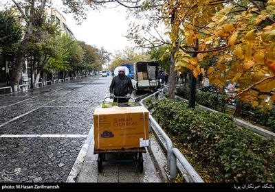 بارش برف در تهران