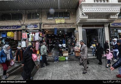 بازار تهران-بارش برف در تهران