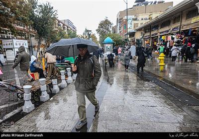 بازار تهران-بارش برف در تهران
