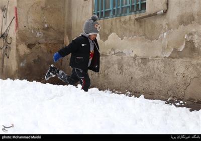 بارش برف در تهران