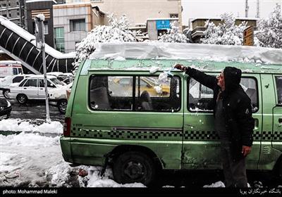 بارش برف در تهران