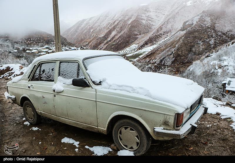 بارش برف و باران در جاده‌های 6 استان