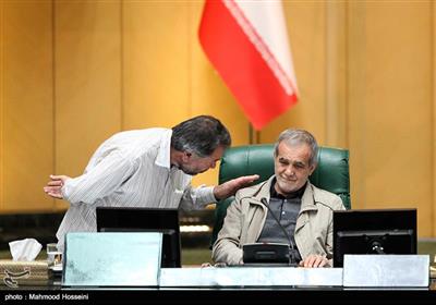 مسعود پزشکیان در اولین جلسه علنی مجلس شورای اسلامی بعد از سهمیه بندی بنزین