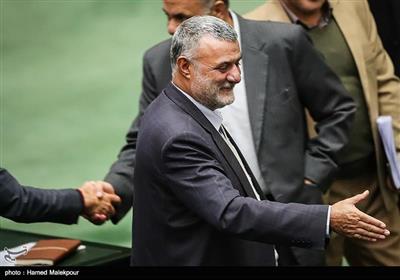 محمود حجتی وزیر جهاد کشاورزی در جلسه علنی مجلس شورای اسلامی