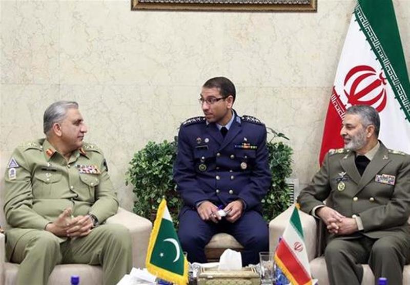 پاک فوج کے سربراہ کی ایرانی ہم منصب سےملاقات، دوطرفہ تعلقات پر تبادلہ خیال