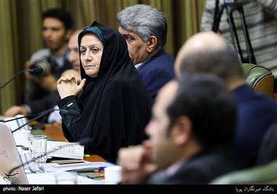 شهربانو امانی در جلسه شورای شهر تهران