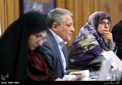 بهاره آروین در جلسه شورای شهر تهران