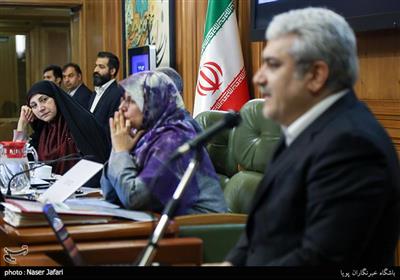 زهرا نژاد بهرام در جلسه شورای شهر تهران