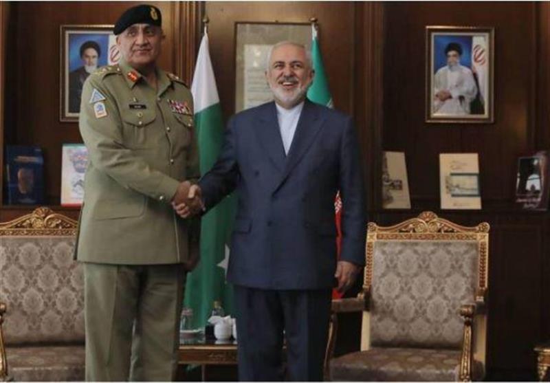 دیدار فرمانده ارتش پاکستان با ظریف