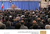 جمعی از فعالان اقتصادی با امام خامنه‌ای دیدار کردند