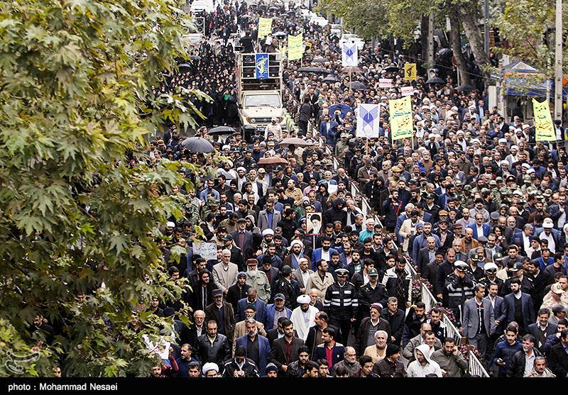 راهپیمایی باشکوه مردم قزوین علیه اغتشاشگران برگزار می‌شود