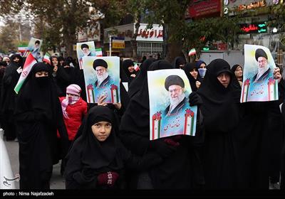 راهپیمایی حمایت از اقتدار و امنیت - مشهد