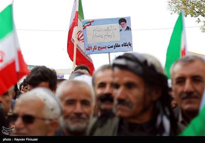 راهپیمایی حمایت از اقتدار و امنیت در کردستان 