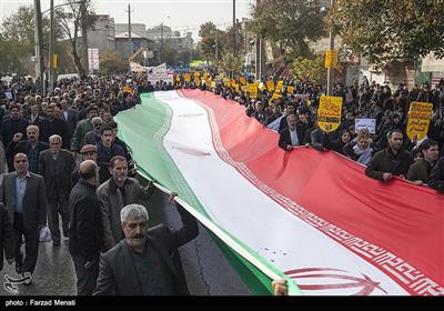 راهپیمایی حمایت از اقتدار و امنیت - کرمانشاه