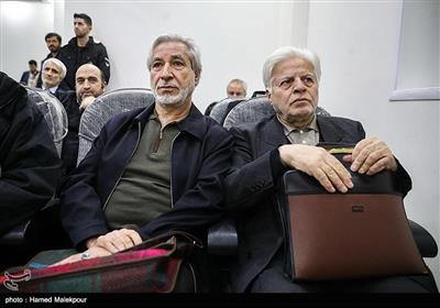 فیض‌الله عرب سرخی در مراسم ختم سردار حاجی محمدزاده اولین مسئول دفتر سیاسی سپاه