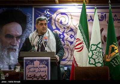 سخنرانی پیروز حناچی شهردار تهران در مراسم اجتماع گردان های بسیج شهرداری تهران