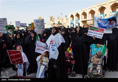 راهپیمایی حمایت از اقتدار و امنیت - یزد