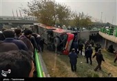 جزئیات تصادف مرگبار اتوبوس در کردستان/ 3 نفر کشته و 22 نفر زخمی شدند