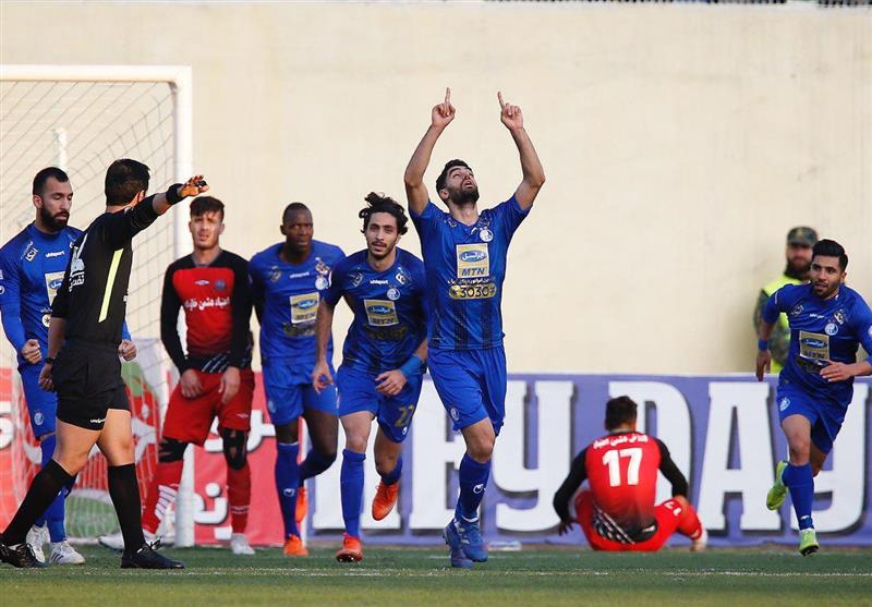 لیگ برتر فوتبال| استقلال، پیروز یک نیمه‌ای دیدار با نساجی
