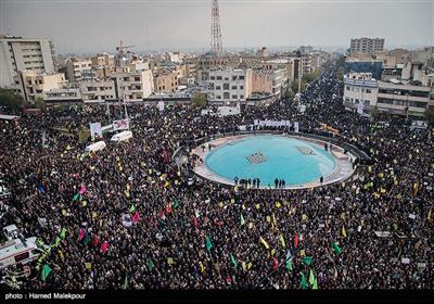راهپیمایی حمایت از اقتدار و امنیت در تهران