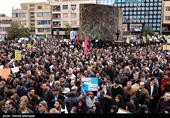 راهپیمایی مردم تهران در حمایت از اقتدار امنیت کشور