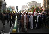 راهپیمایی مردم تهران در حمایت از اقتدار امنیت کشور