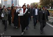 راهپیمایی مردم تهران در حمایت از اقتدار امنیت کشور