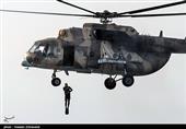 Basij Special Forces Take Aerial Practice