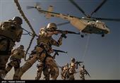 Basij Special Forces Take Aerial Practice