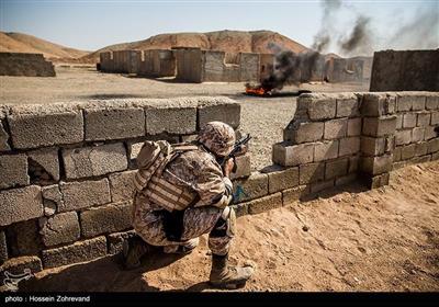 Basij Special Forces Take Aerial Practice