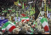 اجتماع بزرگ بسیجیان با عنوان «شکوه مقاومت» در کرمانشاه برگزار شد + تصاویر