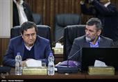 محمدحسین صفار هرندی و عبدالناصر همتی رئیس کل بانک مرکزی در جلسه مجمع تشخیص مصلحت نظام