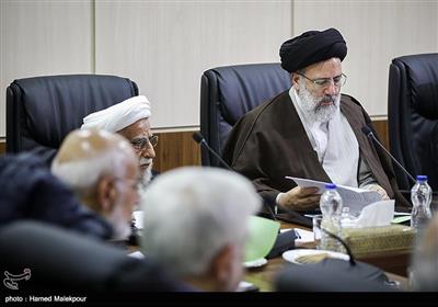 حجت‌الاسلام سیدابراهیم رئیسی رئیس قوه قضاییه در جلسه مجمع تشخیص مصلحت نظام
