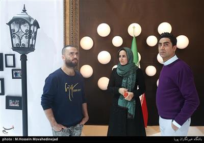 محمدرضا علیمردانی مجری والهام حاتمی تهیه کننده و کارگردان برنامه تلوزیونی چهل تیکه