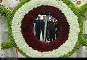 تجدید میثاق امیر دریادار «حسین خانزادی» فرمانده نیروی دریایی ارتش با آرمان‌های امام خمینی (ره)