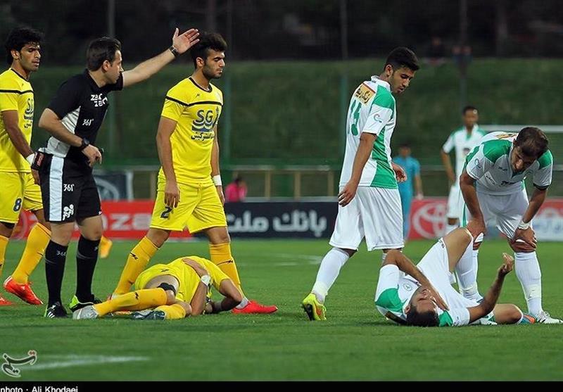 لیگ برتر فوتبال| برتری نفت مسجدسلیمان مقابل ذوب‌آهن در 45 دقیقه اول
