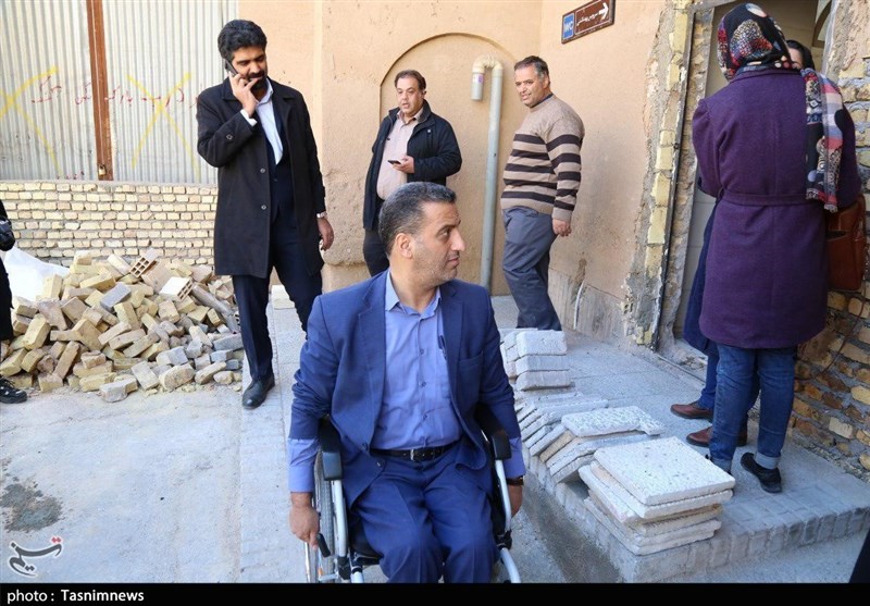 یزد شهر دوستدار معلول| ورودی بازار امیرچقماق اصلاح می‌شود
