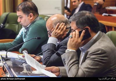 در حاشیه جلسه امروز شورای شهر تهران