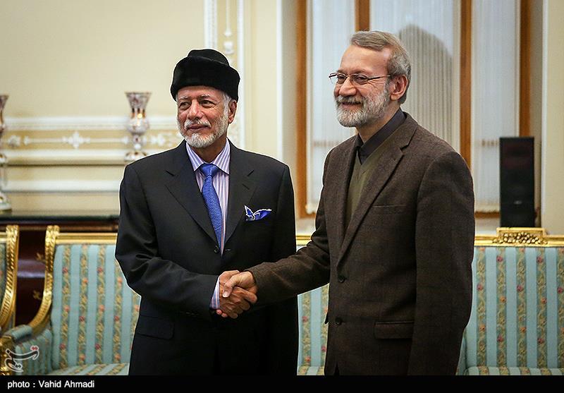 لاریجانی یستقبل وزیر الخارجیة العمانی+صور