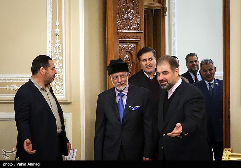 لاريجاني يستقبل وزير الخارجية العماني+صور