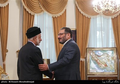 دیدار وزیر امور خارجه عمان با علی شمخانی دبیر شورای عالی امنیت ملی جمهوری اسلامی ایران