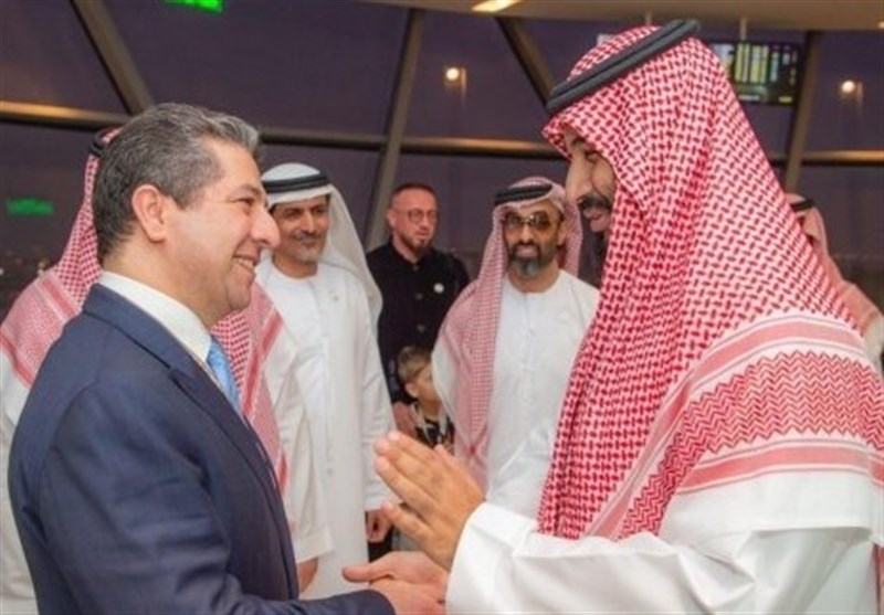 دیدار نخست‌وزیر اقلیم کردستان با ولیعهد سعودی و ولیعهد ابوظبی