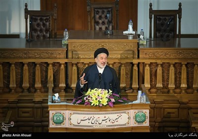 سخنرانی سیدعلی عماد رئیس کتابخانه و مرکز اسناد مجلس شورای اسلامی