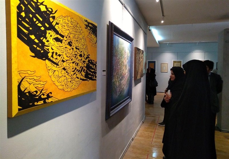 نمایشگاه آثار برگزیده جشنواره خوشنویسی رضوی در بیرجند افتتاح شد