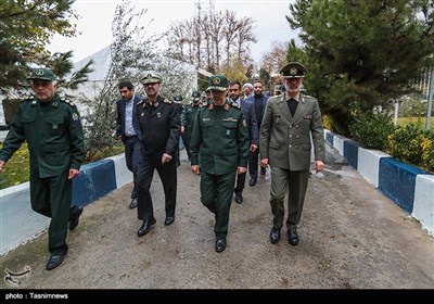 سردارسرلشکر باقری رئیس ستاد کل نیروهای مسلح و میرسرتیپ حاتمی وزیر دفاع و پشتیبانی نیروهای مسلح 