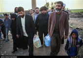 حضور حاج حسین یکتا در مراسم ازدواج زوج جهادگر در کوره آجرپزی تهران