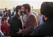حضور حاج حسین یکتا در مراسم ازدواج زوج جهادگر در کوره آجرپزی تهران