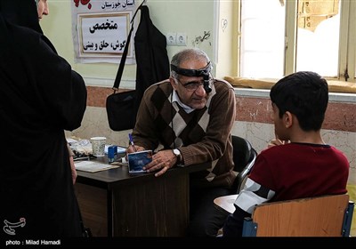 اعزام تیم پزشکی بسیج جامعه پزشکی خوزستان به مناطق کم برخوردار منطقه محروم رامشیر 