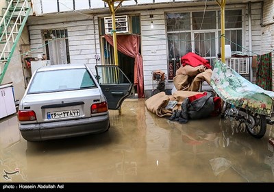 آبگرفتگی معابر در آبادان